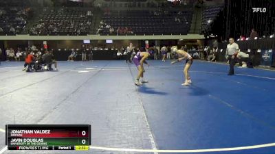 133 lbs Cons. Round 2 - Javin Douglas, University Of The Ozarks vs Jonathan Valdez, Simpson