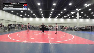 132 lbs Champ. Round 1 - Colin Martin, VA vs Matthew Bath, FL