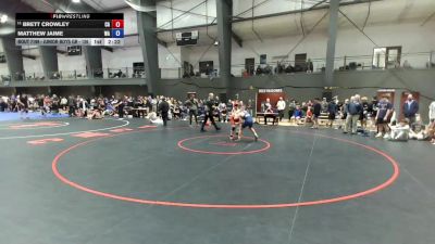 Junior Boys GR - 126 lbs Champ. Round 2 - Brett Crowley, CA vs Matthew Jaime, WA