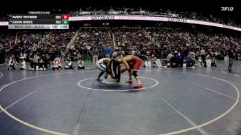 3A 215 lbs Quarterfinal - Gavin Jones, Person vs Avery Rhymer, St. Stephens High School