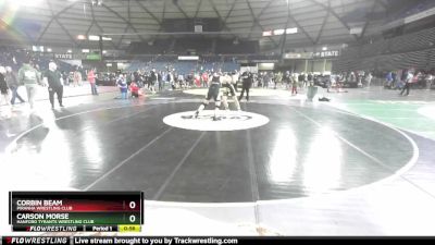 150 lbs 7th Place Match - Corbin Beam, Piranha Wrestling Club vs Carson Morse, Hanford Tyrants Wrestling Club