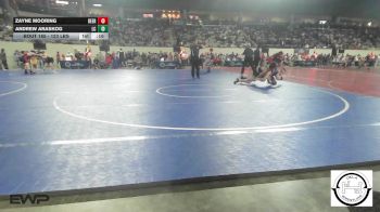 123 lbs Consi Of 32 #1 - Zayne Mooring, Deer Creek Wrestling vs Andrew Araskog, Lincoln Christian