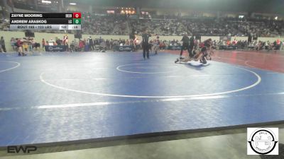 123 lbs Consi Of 32 #1 - Zayne Mooring, Deer Creek Wrestling vs Andrew Araskog, Lincoln Christian