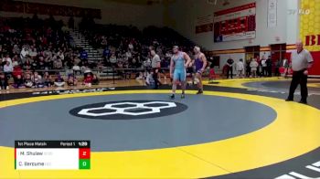 215 lbs 1st Place Match - Max Shulaw, Columbus St. Francis DeSales vs Connor Bercume, Detroit Catholic Central
