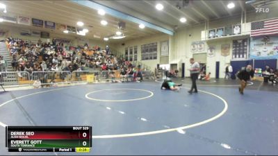 150 lbs Cons. Round 2 - Derek Seo, Aliso Niguel vs Everett Gott, South Torrance