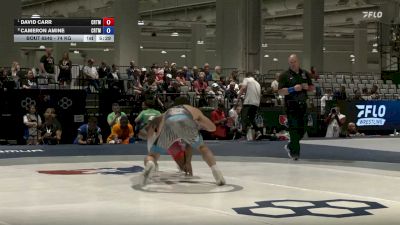 74 kg Quarters - David Carr, Cyclone RTC/ Titan Mercury Wrestling Club vs Cameron Amine, Cowboy RTC/ Titan Mercury Wrestling Club