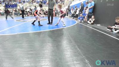 75 lbs Round Of 16 - Braxton Lemmons, Barnsdall Youth Wrestling vs Tucker Novotny, Cowboy Wrestling Club