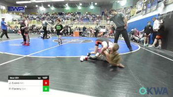 52 lbs Rr Rnd 1 - James Evans, Bartlesville Wrestling Club vs Porter Flanery, Cowboy Wrestling Club