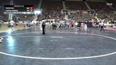 1A-4A 126 1st Place Match - David Hill, Oak Grove vs Justin Thomas, Reeltown