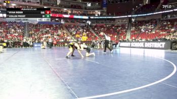 3A-138 lbs Cons. Semi - Ryan Rider, Carlisle vs Collin Frost, Davenport Central