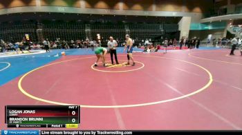 215 lbs Cons. Round 1 - Brandon Brunni, St. Mary`s vs Logan Jonas, Lowry