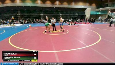 215 lbs Cons. Round 1 - Brandon Brunni, St. Mary`s vs Logan Jonas, Lowry