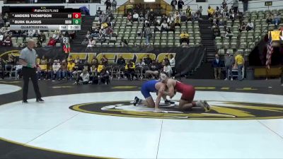 184 lbs Quarterfinal - Burk Blasius, South Dakota State vs Anders Thompson, Oklahoma