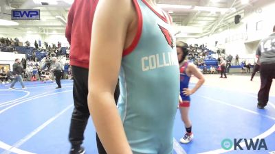 61 lbs Semifinal - Damen Macias, Berryhill Wrestling Club vs Hudson Hood, Collinsville Cardinal Youth Wrestling