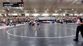 Girls 120 lbs Semifinal - Olivia Johnson, Summit High School vs Jaden Evans, Alvin C. York Institute