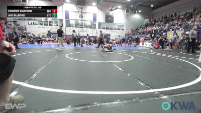 60 lbs Quarterfinal - Cooper Simpson, Salina Wrestling Club vs Jax Elledge, Cleveland Takedown