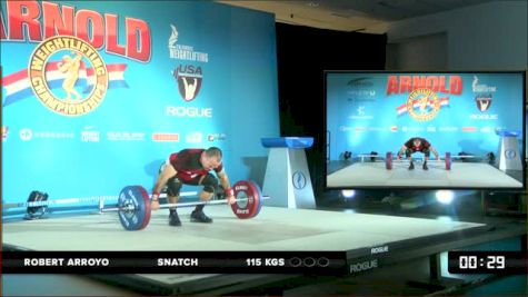 Robert Arroyo Snatch 115 Kgs