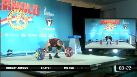 Robert Arroyo Snatch 118 Kgs