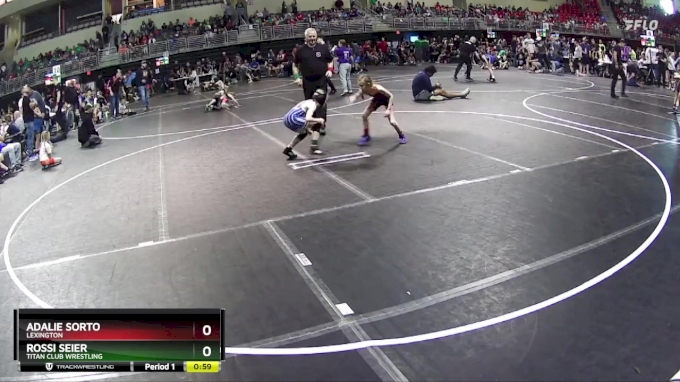 65 lbs Cons. Round 2 - Adalie Sorto, Lexington vs Rossi Seier, Titan ...