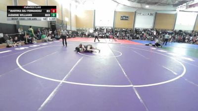 145 lbs Round Of 16 - Martina Gili Fernandez, Maine Central Institute vs Jasmine Williams, Windsor