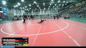 52-53 lbs Round 2 - Ryker Hoogstad, Deer Park Ironman Wrestling Club vs Skylar Satiacum, Team Aggression Wrestling Club