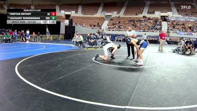 157-D3 Champ. Round 1 - Zachary Shniderman, Ironwood Ridge High School vs Kenyan Bryant, Snowflake High School