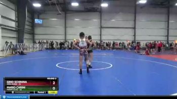 120 lbs Round 3 (6 Team) - Mario Carini, Poway Elite vs Gino Schinina, Iron Horse