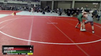 160 lbs Finals (8 Team) - Jack Linder, Worthington vs Easton Braun, Paynesville