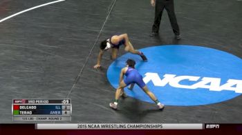 125lbs Round 2 Jesse Delgado (Illinois) vs. David Terao (American)