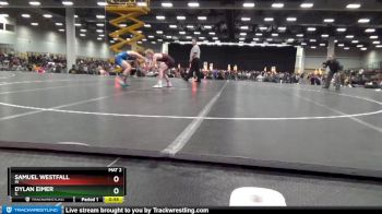 106 lbs Cons. Round 4 - Dylan Eimer, IL vs Samuel Westfall, IN