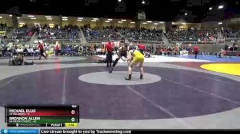 160 lbs Quarterfinals (8 Team) - Brennon Allen, 5A Crook County vs Michael Ellis, 5A Hillsboro