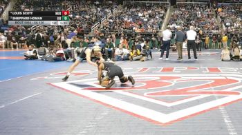 5A 126 lbs Semifinal - Louis Scott, North Gaston High School vs Sheppard Homan, Enka High School