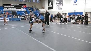 103 lbs 5th Place Match - Anna Ockerman, Presbyterian vs Lilian Prendergast, Mount Olive