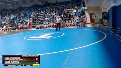 152 lbs 2nd Wrestleback (8 Team) - Alexandria Rosales, Oak Grove High School vs Ashley Montufar, North Pontotoc High School