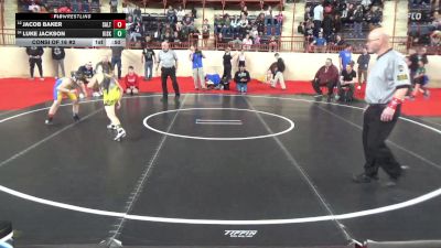 105_B lbs Consi Of 16 #2 - Jacob Baker, Saltsburg vs Luke Jackson, Kiski Area