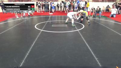105_B lbs Consi Of 16 #2 - Julian Montoya, Williamsport vs Hudson Kovach, Forest Hills