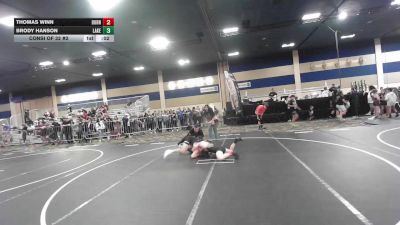 126 lbs Consi Of 32 #2 - Thomas Winn, Burns Or vs Brody Hanson, Lake Stevens WC