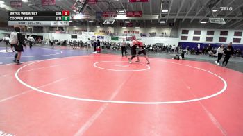 285 lbs Cons. Round 3 - Bryce Wheatley, Southeastern vs Cooper Webb, Ottawa University