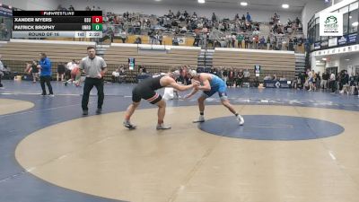 197 lbs Round Of 16 - Xander Myers, Ohio State vs Patrick Brophy, Unrostered
