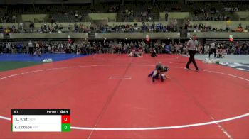 60 lbs Round 1 - Landon Kratt, Plainview Elgin Millville vs Kyle Dobson, Ankeny Wrestling Club