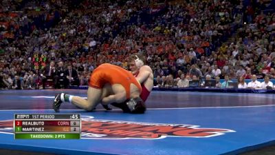 157lbs Finals Isaiah Martinez (Illinois) vs. Brian Realbuto (Cornell)