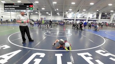 56 lbs Semifinal - Grayson Brucato, Gps Wc vs Noah Trudel, Milo WC