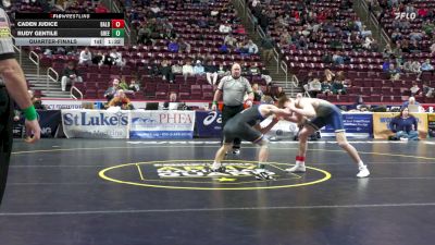 145 lbs Quarterfinal - Caden Judice, Bald Eagle Area vs Rudy Gentile, Greenville