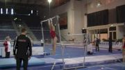 Victoria-Kayen Woo Full Bar Set, Day 1 Training Jesolo 2015