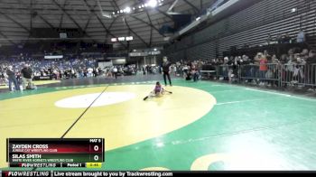 53 lbs Cons. Semi - Silas Smith, White River Hornets Wrestling Club vs Zayden Cross, Jungle Cat Wrestling Club