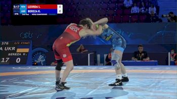 53 kg 1/2 Final - Iulia Leorda, Moldova vs Khrystyna Bereza, Ukraine