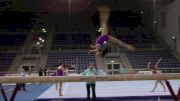 Victoria Nguyen Beam Routine Base Dismount, Day 1 Training - Jesolo 2015