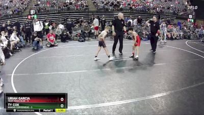 60 lbs Finals (8 Team) - Ty Cox, Kansas Copperhead vs Uriah Garcia, Team Texas Blue