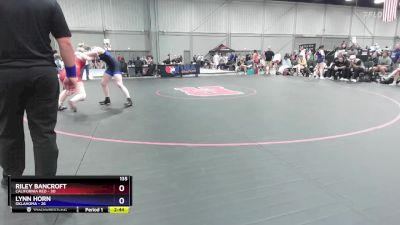 135 lbs Placement Matches (16 Team) - Riley Bancroft, California Red vs Lynn Horn, Oklahoma