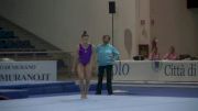 Maddie Desch Whip To Arabian Double Front, Day 1 Training - Jesolo 2015
